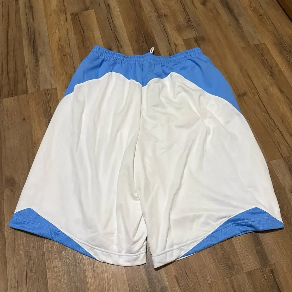 2005 Jordan UNC Blue White Mesh Vintage Baggy Basketball Y2K 139480-100 Shorts